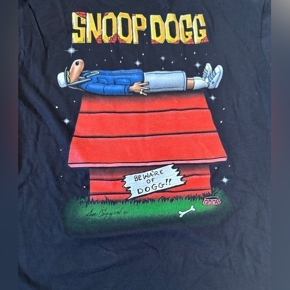 NWOT Joe Cool Snoop Dogg Beware of Dogg Tee in Black - Picture 3 of 7